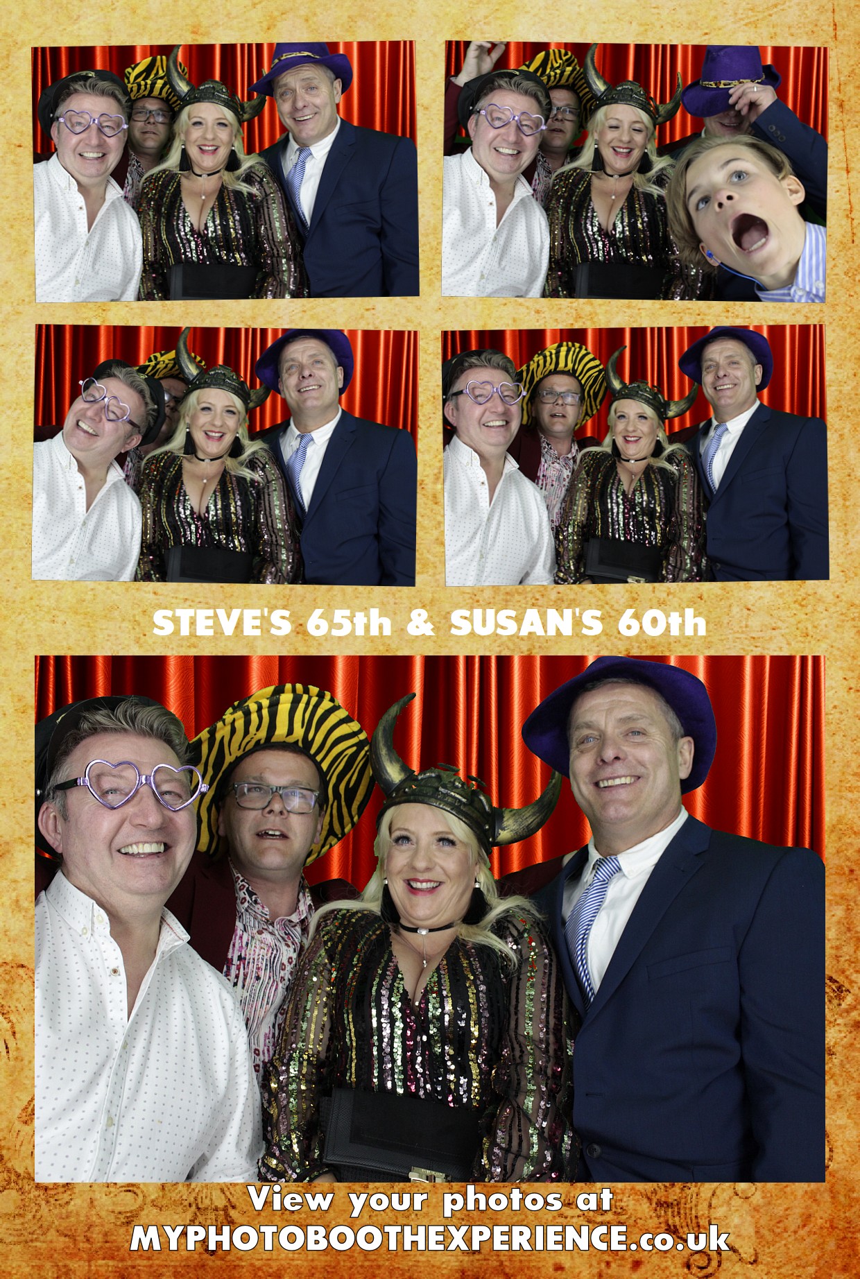 Steve's 65th & Susan 60th Birthday | View more photos from the event at gallery.myphotoboothexperience.co.uk/u/MyPhotoBoothExperienceLtd/Steves-65th-Susan-60th-Birthday